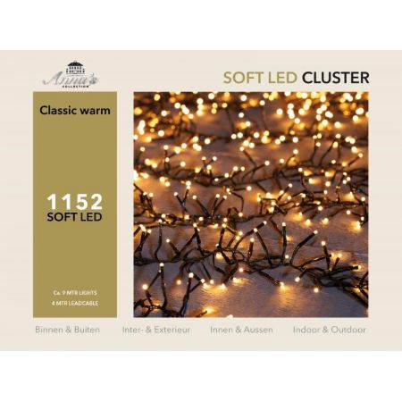 Clusterverlichting 1152-lamps soft-LED 'classic warm' - afbeelding 1