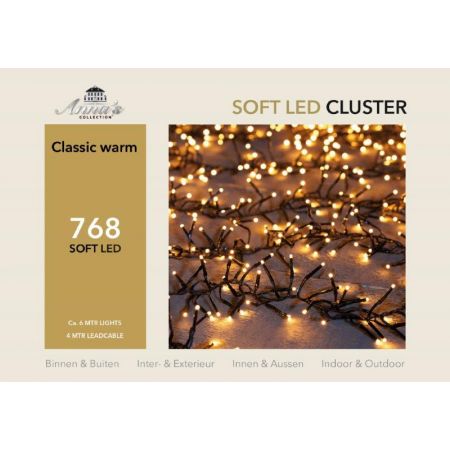 Clusterverlichting 768-lamps soft-LED 'classic warm' - afbeelding 1