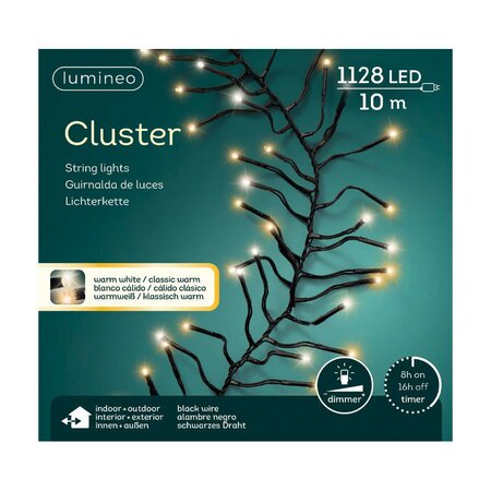 Clusterverlichting  lumineo 1128-lamps LED 'warm/klassiek'