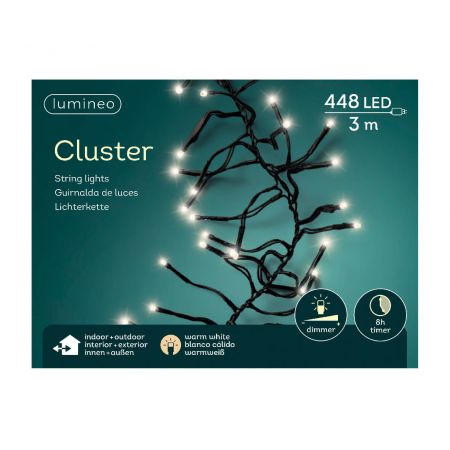 Clusterverlichting lumineo 448-lamps  LED 'warm wit' - afbeelding 1