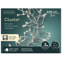 Clusterverlichting lumineo 448-lamps  LED   'warm wit ' transparante snoer - afbeelding 1