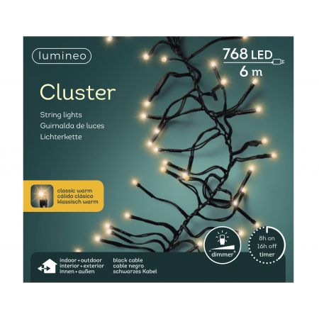Clusterverlichting lumineo 768-lamps  LED 'classic warm - afbeelding 1