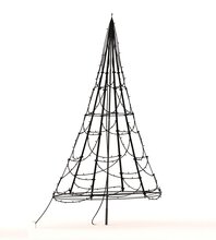 Fairybell licht kerstboom 200cm , 300 LED warmwit, met mast - afbeelding 2