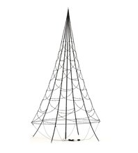 Fairybell licht kerstboom 400cm, 640 LED warmwit, incl. mast - afbeelding 2