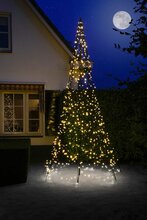 Fairybell licht kerstboom 400cm, 640 LED warmwit, incl. mast - afbeelding 2