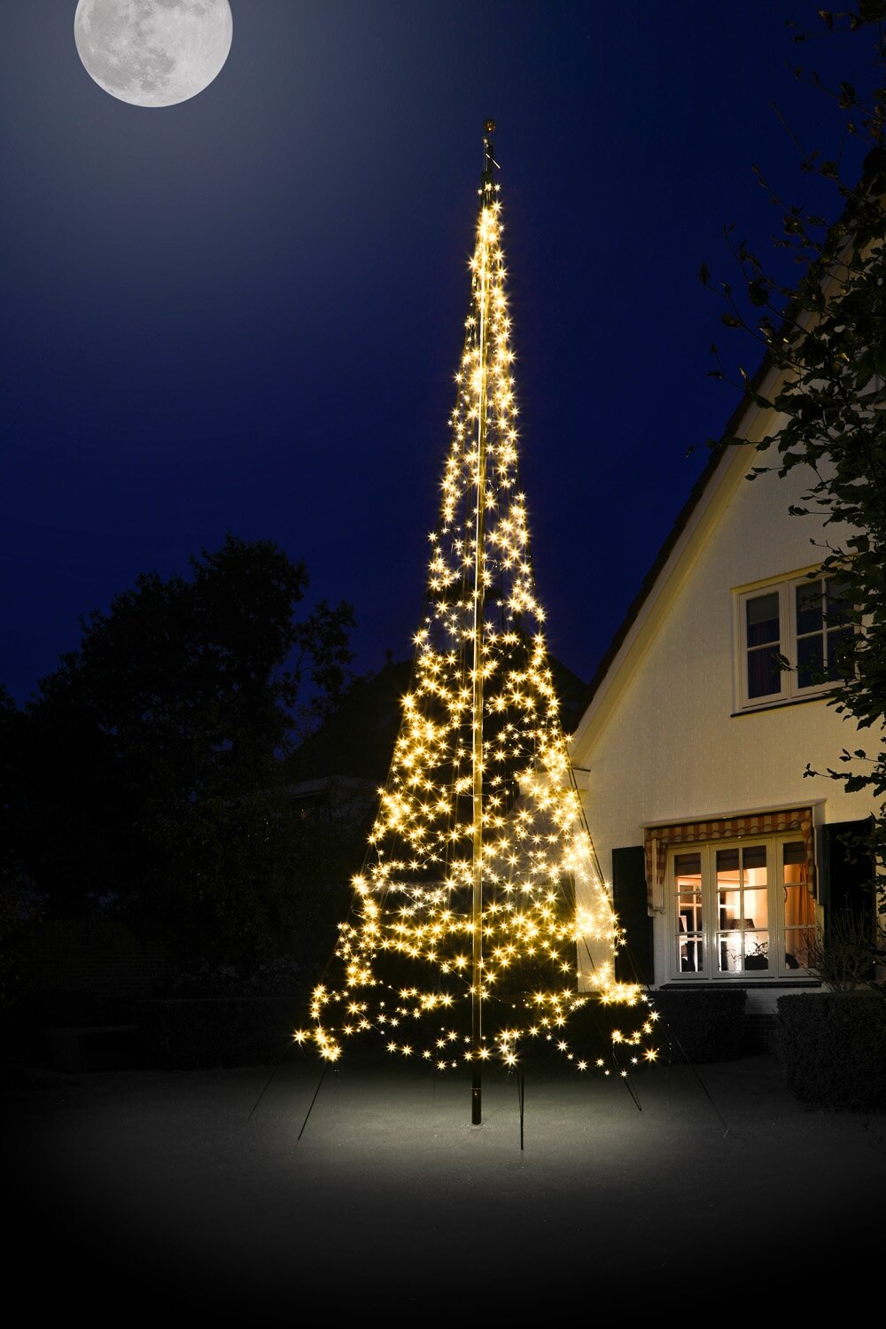Fairybell licht kerstboom 600cm, 900 LED warmwit, zonder mast