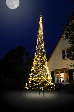Fairybell licht kerstboom 600cm, 900 LED warmwit, zonder mast - afbeelding 1