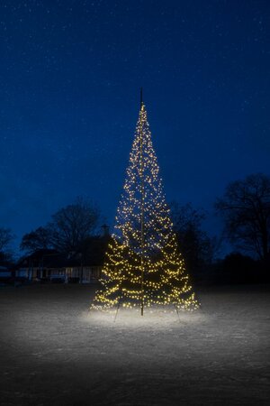 Fairybell licht kerstboom 800cm, 1500 LED warmwit, zonder mast - afbeelding 1