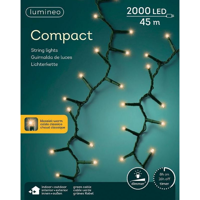 LED compactverlichting 2000-lamps 'klassiek warm'
