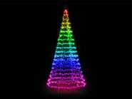 Twinkly light tree 1000L RGB/white - H6m - 2,5m lead black - excl. Pole - afbeelding 3