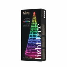 Twinkly light tree 1000L RGB/white - H6m - 2,5m lead black - excl. Pole - afbeelding 3